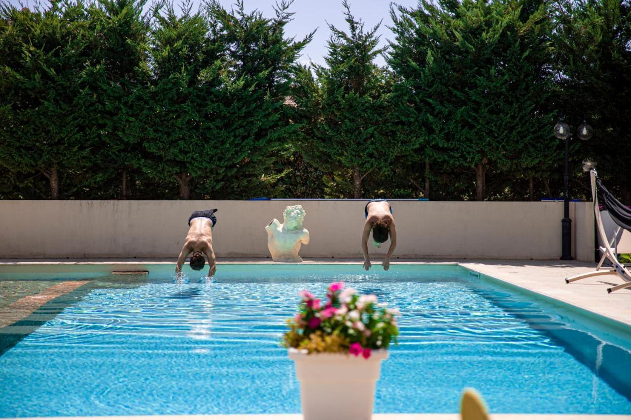 Villa Laoconte Piscina, Jacuzzi E Biliardo Canicattì Kültér fotó