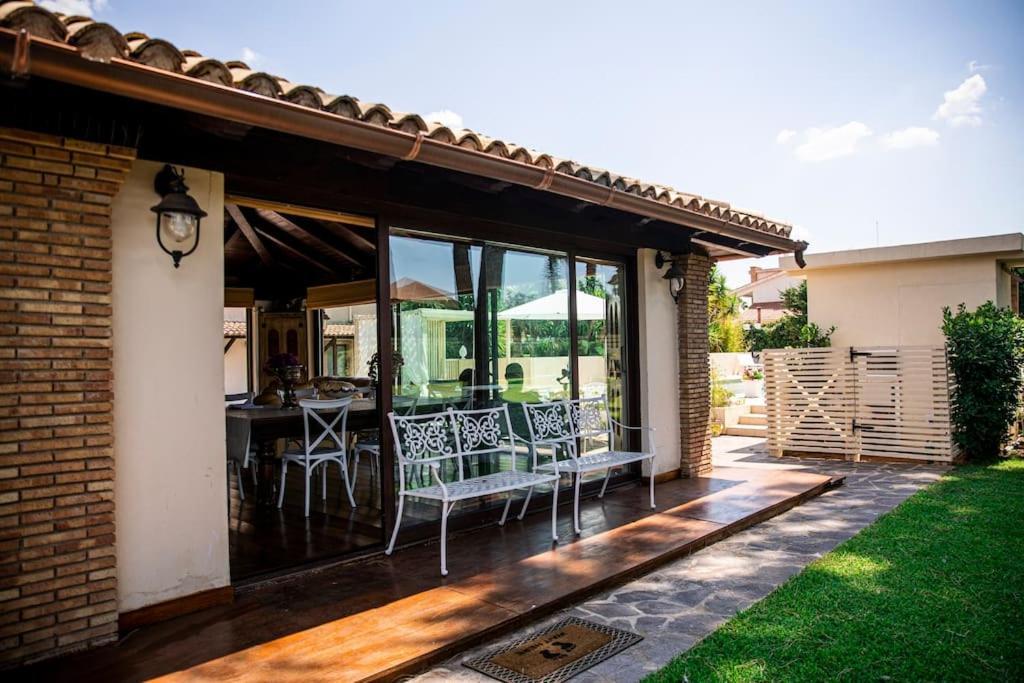 Villa Laoconte Piscina, Jacuzzi E Biliardo Canicattì Kültér fotó